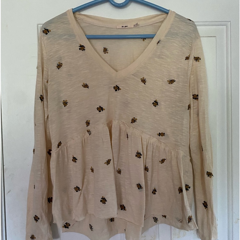 Francesca’s floral long sleeve tee